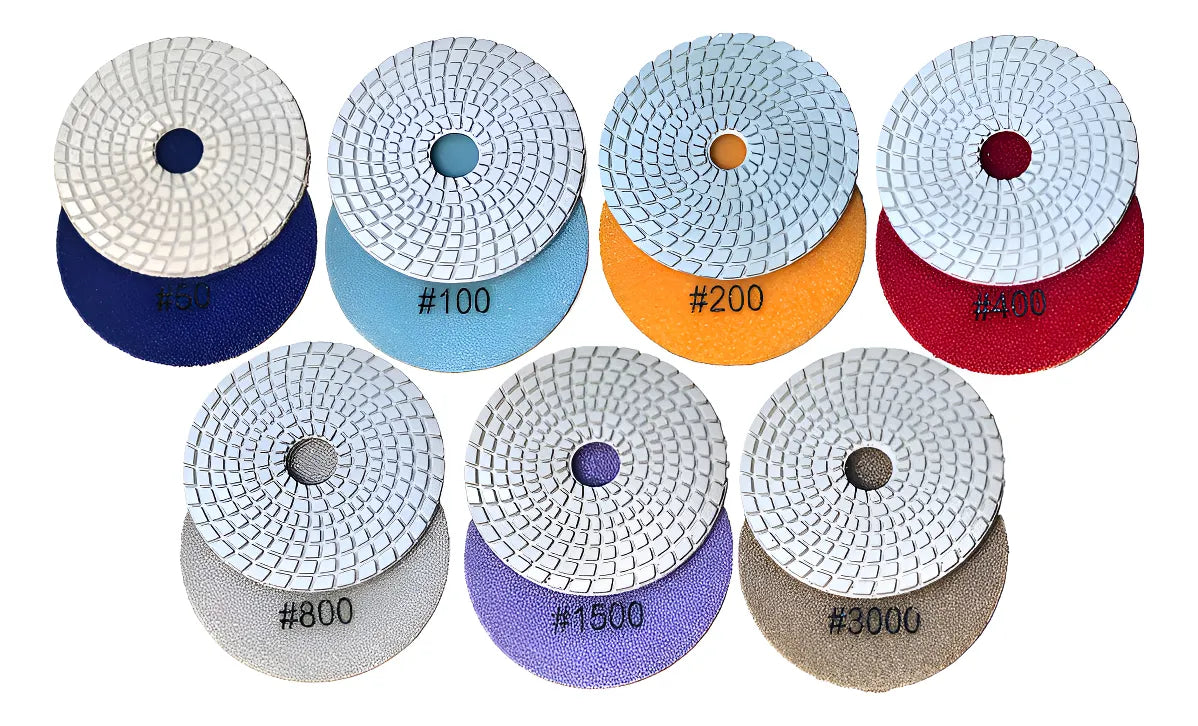 Kit Profissional de Polimento de Granito