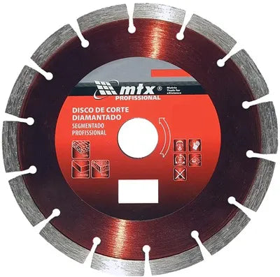 Disco Diamantado Segmentado 180mm – Uso Profissional