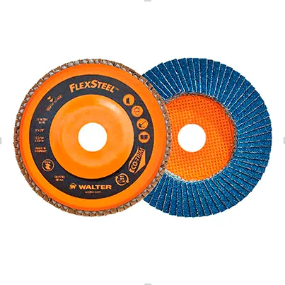 Disco de Lixa Flap Flexsteel 4.1/2x7/8" Gr40 Walter