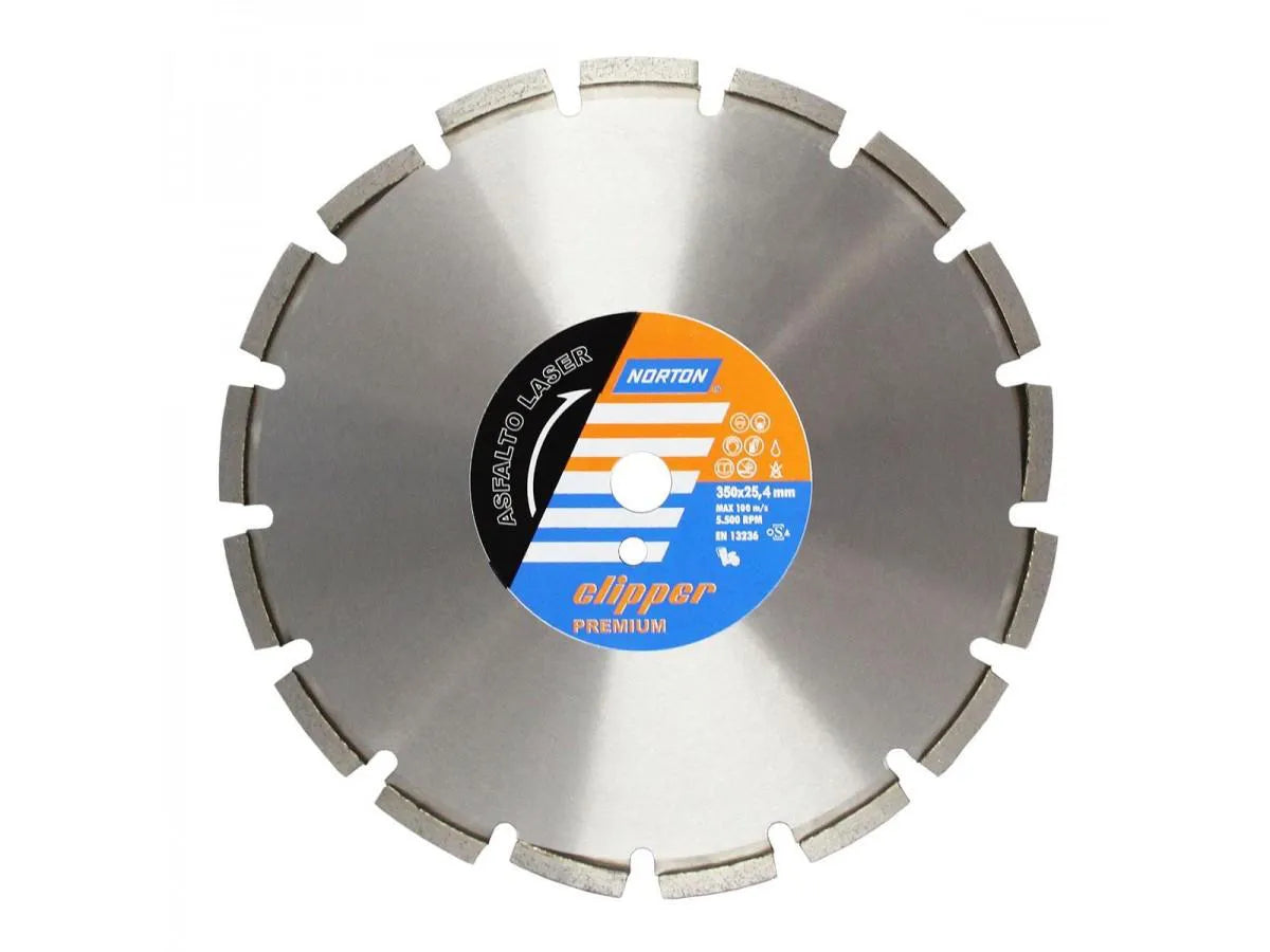 DISCO DIAMANTADO 350MM X25,4MM CLIPPER ASFALT CLASSIC NORTON